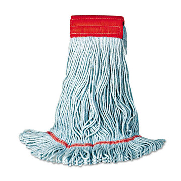 Boardwalk® Mop Head, Premium Standard Head, Cotton-rayon Fiber, Medium, Blue, 12-carton freeshipping - TVN Wholesale